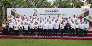 reunión de funcionarios fiscales en Tampico