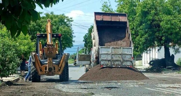 socavón en Ciudad Victoria
