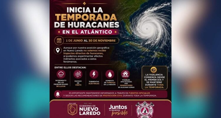 temporada de huracanes 2026 Nuevo Laredo