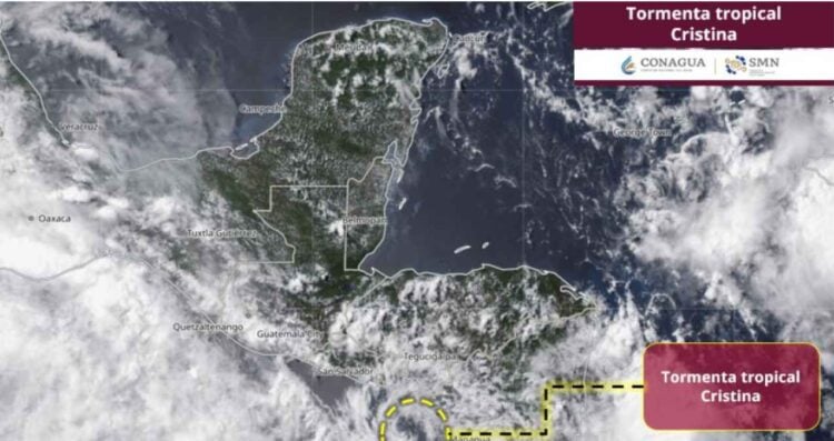tormenta tropical “Cristina”