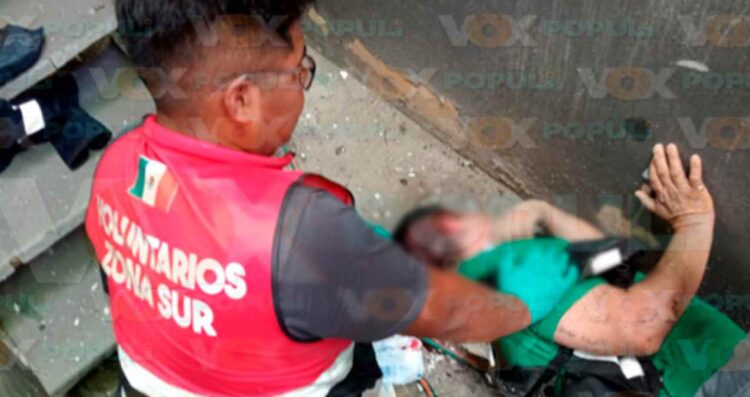 trabajador accidente en Tampico