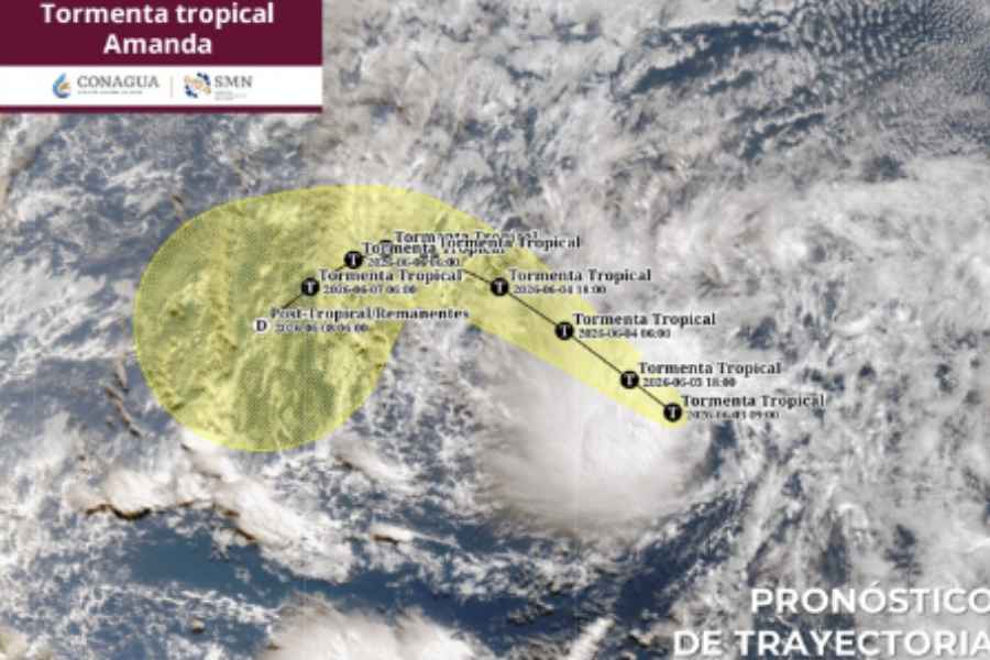 _trayectoria Tormenta Tropical Amanda