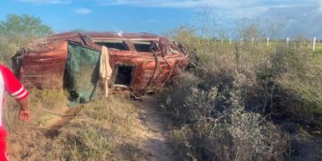 volcadura Libramiento Sur Reynosa