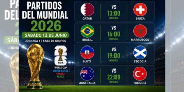 ¿A qué hora son los partidos del Mundial 2026 este sábado 13 de junio y dónde verlos EN VIVO?