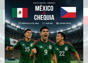 ¿Cuándo y a qué hora es el partido de México vs Chequia?