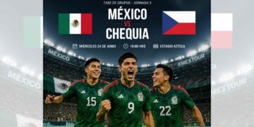 ¿Cuándo y a qué hora es el partido de México vs Chequia?