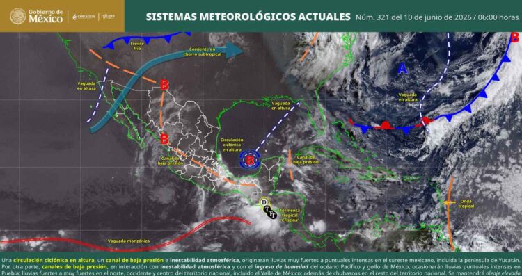 ¿En qué zonas del país se esperan tormentas con caída de granizo hoy?