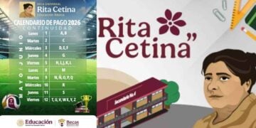 ¿Qué beneficiarios de la Beca Rita Cetina 2026 recibirán pago del 2 al 5 de junio?