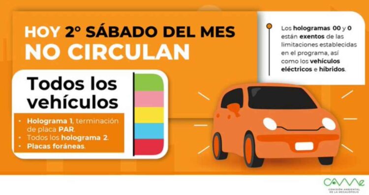 ¿Qué vehículos no deben transitar en CDMX y Edomex debido al Hoy No Circula? Así aplica este sábado