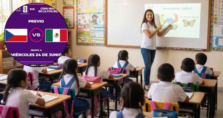 ¿Quiénes son los estudiantes que no tendrán clases el 24 de junio debido al partido de México vs Chequia?