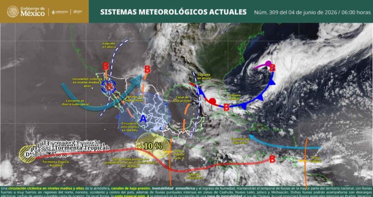 ¿Seguirán las lluvias intensas afectando gran parte de México este jueves?