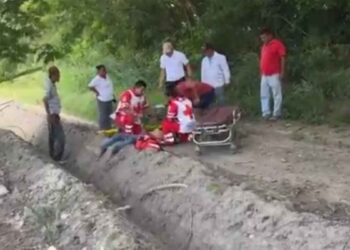 Accidente camino vecinal Mante