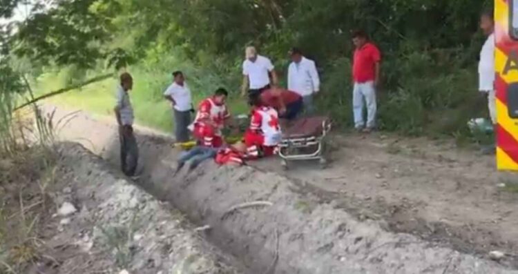 Accidente camino vecinal Mante