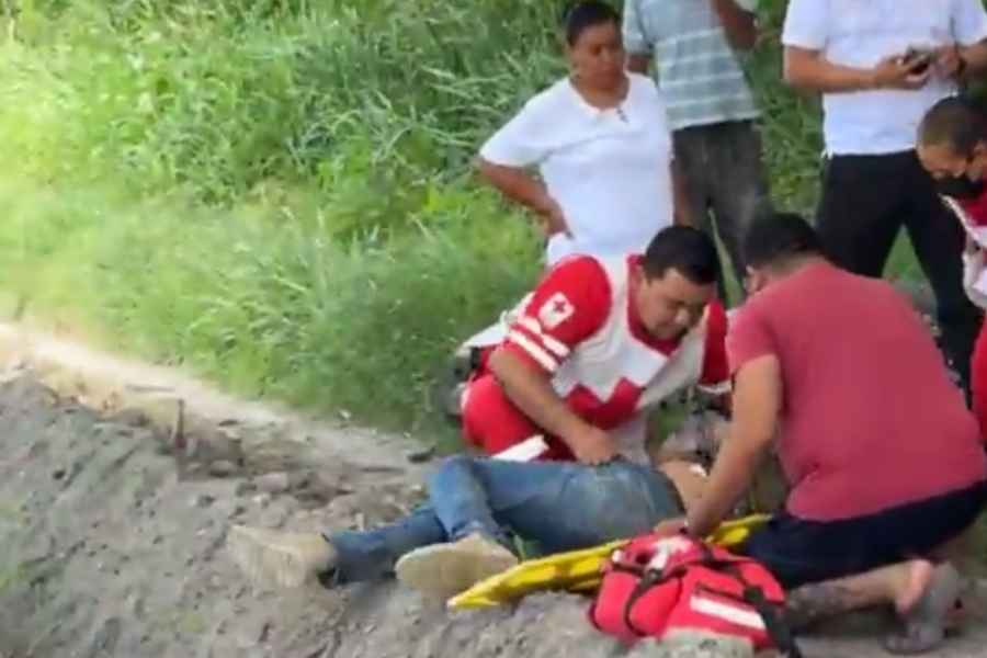 Accidente camino vecinal Mante