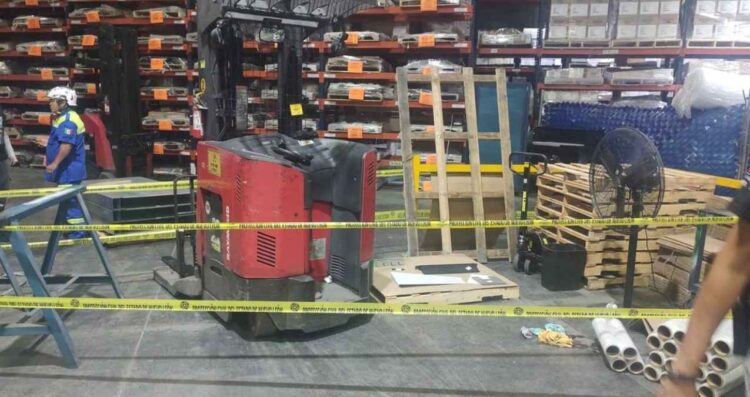 Accidente laboral en San Nicolás