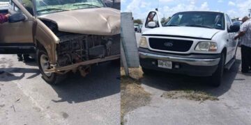 Accidente vial en Matamoros lesionados