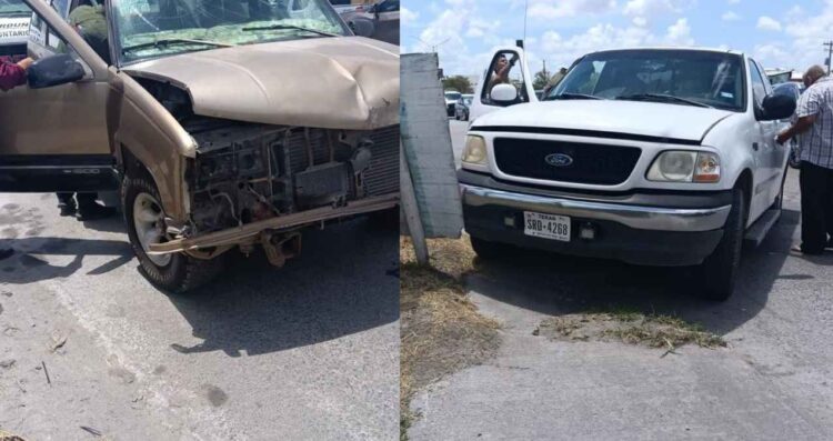 Accidente vial en Matamoros lesionados