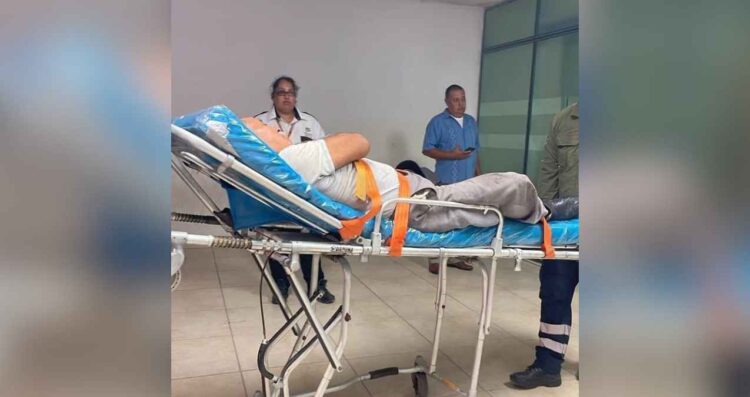 Adulto mayor atropellado en El Mezquital