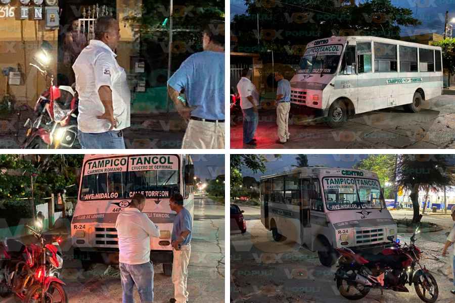 Adulto mayor microbús en Tampico (1)