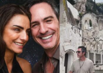 Aislinn Derbez y Mauricio Ochmann coinciden en Italia