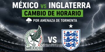 Ajustan horario del México vs Inglaterra por condiciones meteorológicas: ¿A qué hora será el partido?