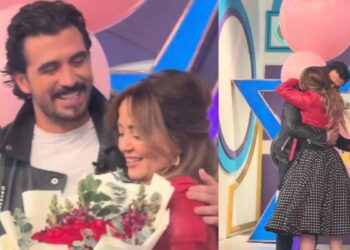 Andrea Legarreta recibe romántica sorpresa de Luis Carlos Origel