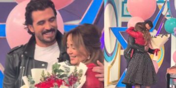 Andrea Legarreta recibe romántica sorpresa de Luis Carlos Origel