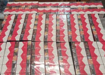 Aseguran 60 mil cajetillas de cigarros ilegales en el AIFA de Ciudad de México