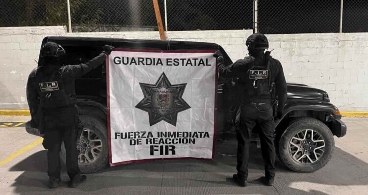 Aseguran camioneta en Reynosa
