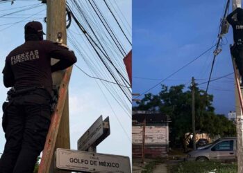 Aseguran cinco cámaras instaladas de forma irregular en Ciudad Madero, Tamaulipas