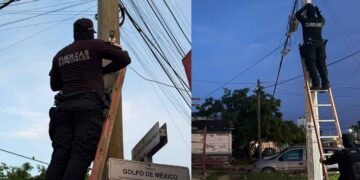 Aseguran cinco cámaras instaladas de forma irregular en Ciudad Madero, Tamaulipas