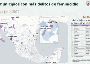 Tamaulipas se coloca entre los estados con más feminicidios en México durante 2026