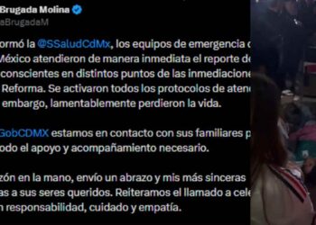 Autoridades reportan 3 fallecimientos durante festejos en Paseo de la Reforma en la CDMX tras el triunfo de la Selección Mexicana