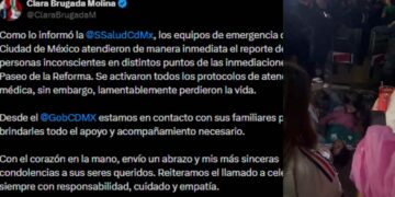 Autoridades reportan 3 fallecimientos durante festejos en Paseo de la Reforma en la CDMX tras el triunfo de la Selección Mexicana