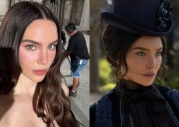 Belinda caracterizada como Carlota
