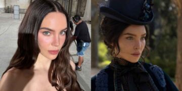 Belinda caracterizada como Carlota