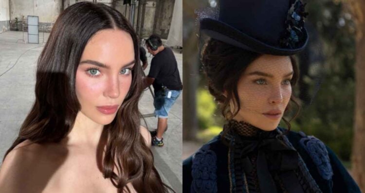 Belinda caracterizada como Carlota