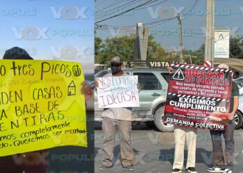 Bloquean carretera a Monterrey