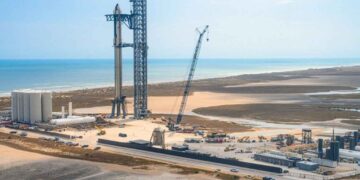 Buscan posibles restos del cohete Starship en Playa Bagdad de Matamoros, Tamaulipas