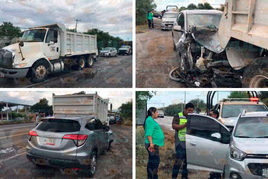 Camioneta impacto en ejido El Olivo (1)