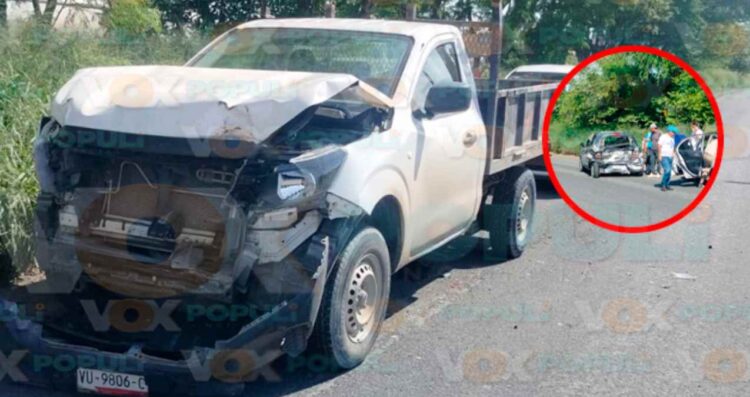 Choque en la Tampico a Valles