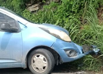 Choque frontal en Nuevo Morelos