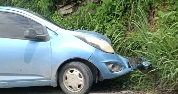 Choque frontal en Nuevo Morelos