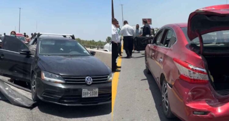 Choque múltiple en Puente Periférico