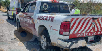 Ciclista cae al lecho del río San Marcos y resulta lesionado en Ciudad Victoria, Tamaulipas