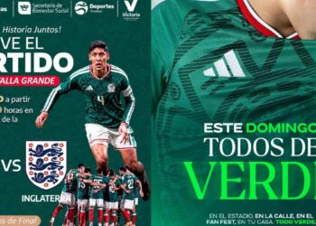 Colocarán pantalla para ver EN VIVO el partido México vs Inglaterra en Ciudad Victoria, Tamaulipas: ¿Dónde y a partir de qué hora?