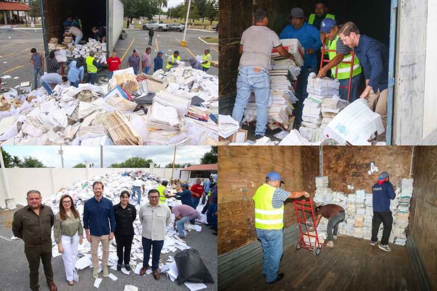 Convertirá Gobierno de Tamaulipas residuos de papel en apoyo para la educación