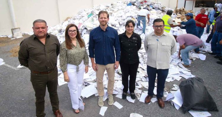 Convertirá Gobierno de Tamaulipas residuos de papel en apoyo para la educación