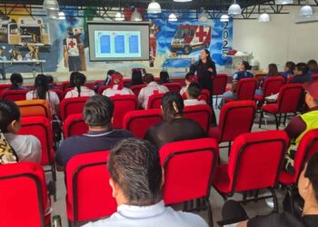 Cruz Roja de Matamoros, Tamaulipas, recibe capacitación para emergencias químicas