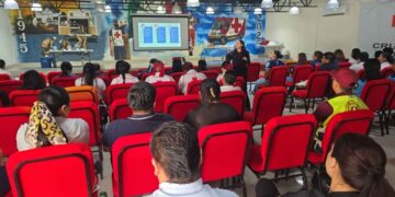Cruz Roja de Matamoros, Tamaulipas, recibe capacitación para emergencias químicas